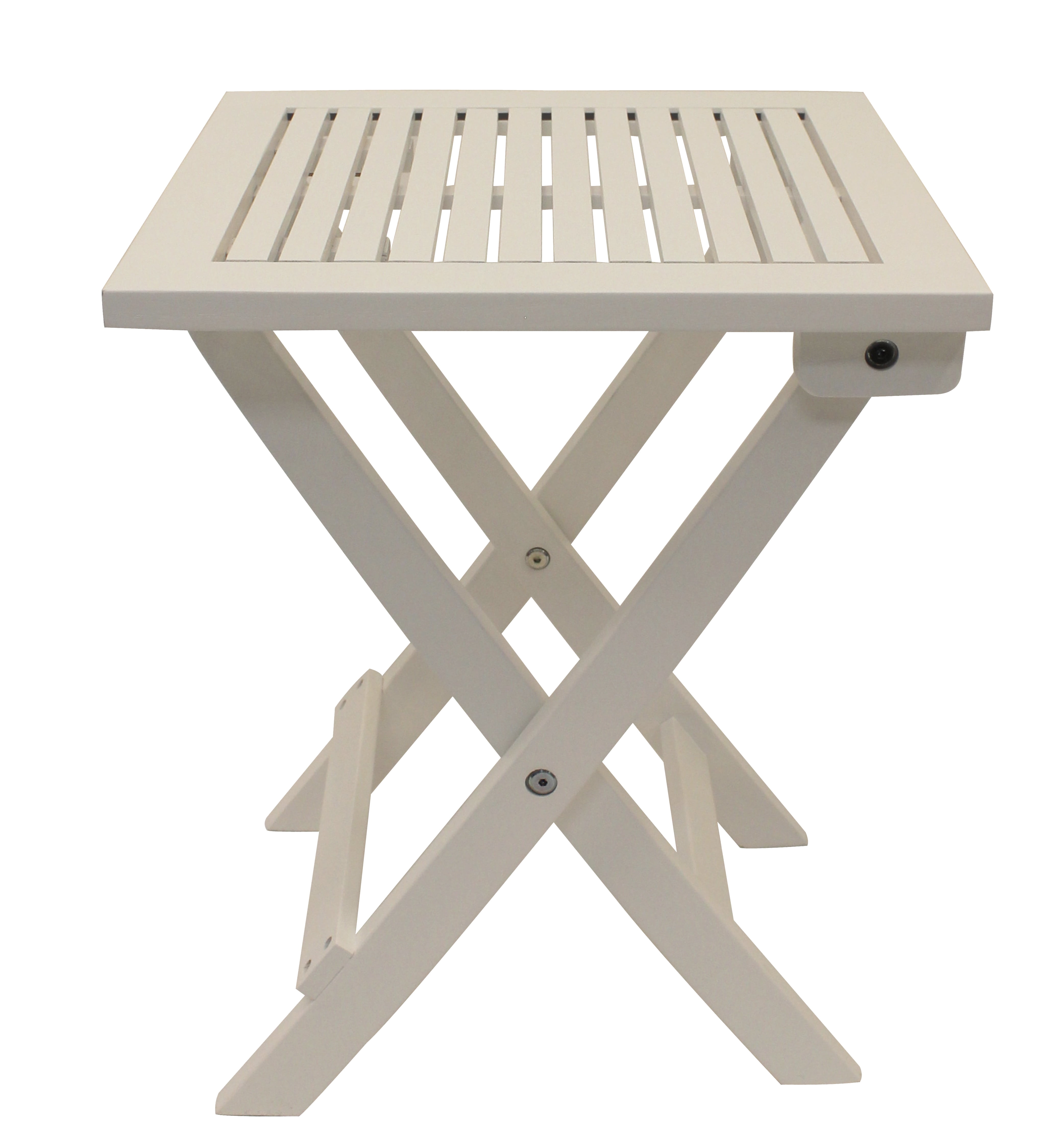 Leigh Country White Folding Adirondack Side Table Com