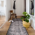 thumbnail image 3 of CAMILSON Machine Washable Rug Distressed Vintage Area Rugs Stain and Water Resistant Traditional Bohemian Indoor Carpet (2x10 2003-Beige), 3 of 8