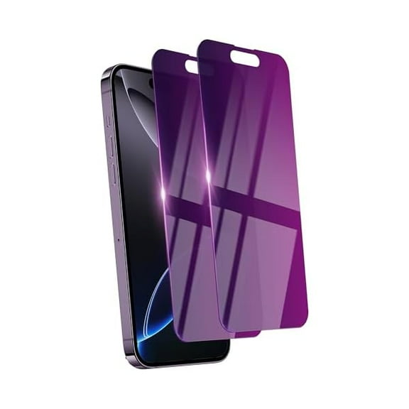 2 Pack Privacy Screen Protector for iPhone 16 Pro Max Tempered Glass 6.9inch Private Saver Anti-Spy Eye Protection Anti-Scratch Full Coverage