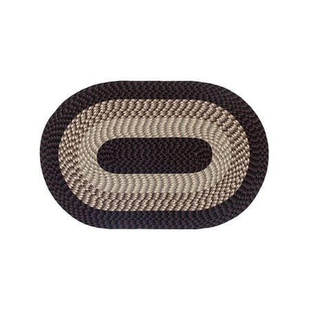 UPC 840053035143 product image for Better Trends 5  x 8  Oval Braided Rug 100% Polypropylene Durable & Stain Resist | upcitemdb.com