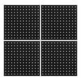 thumbnail image 1 of 4 paneles de metal perforados, organizador de pared con tornillos para paredes, hogar, garaje, almacenamiento de herramientas, oficina, cocina, color negro., 1 of 6