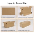 thumbnail image 4 of 40 Pack 9x5x4 Inch Thick Corrugated Mailer Boxes for Small Business – Durable Cardboard Box, Shipping Cartons for E-commerce Packaging, Moving, Packing, Retail, Subscription Orders, 4 of 6