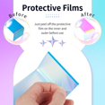 thumbnail image 4 of Jolboldy Iridescent Acrylic Display Risers, 8pcs Rainbow Display Stand Rectangular Stands Showcase Transparent Display Shelf for Dessert Cupcake Collectibles Figures Jewelry Perfume (Iridescent-8pcs), 4 of 8