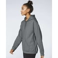 thumbnail image 2 of Adult Softstyle Fleece Pullover Hooded Sweatshirt - CHARCOAL - XL, 2 of 5