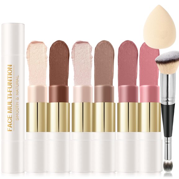 Kit de contorno de maquillaje GADMLURY en barra de contorno en crema de 6 colores