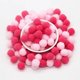 thumbnail image 1 of Mini pompones de espuma de poliéster de 15 mm, 144 piezas de bolas esponjosas, mezcla de colores, pompones suaves para niños, manualidades creativas, decoración navideña, 1 of 4