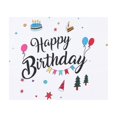 thumbnail image 2 of Cloth Happy Birthday Backdrop, Easy To Install Happy Birthday Photography Background Soft  For Kids For Birthday Party, 2 of 8
