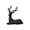 Dark Gray, variant on Trovenix Christmas Deer Figurine Elegant Reindeer Statue Tabletop Decor For Mantel Living Room Bedroom Office Indoor Holiday Winter Home Decoration