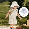 thumbnail image 4 of Sombrero para el sol ajustable para bebé, sombrero para nadar al aire libre para niños pequeños, sombrero para piscina, ala ancha, correa para la barbilla, sombrero para jugar en verano, 4 of 5