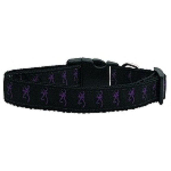 Pet Dog Cat Nylon Collar or Leash, "Purple Deer"