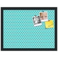 thumbnail image 2 of PinPix 20x15 Custom Cork Bulletin Board  Poster Board Has a Fabric Style Canvas Finish, Framed in Retro Patterns, by ArtToFrames (PinPix-234), 2 of 5