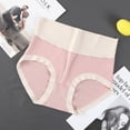 thumbnail image 3 of Gibobby Bragas Bikini Elásticas Braguitas encaje talla grande para mujer, bragas sexis cintura , reúne la cintura y las nalgas, las líneas reúnen la cintura y las nalgas （Rosa， L), 3 of 4