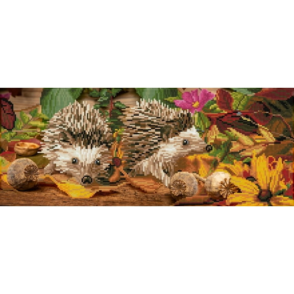 Diamond Dotz Hedgehog scramble Diamond Painting Kits for Adults - Diamond Art Kits a Relaxing Creative Craft Kit with Dotz Gems 9.8x24.4