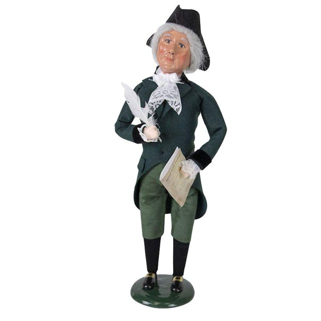 Byers' Choice Alexander Hamilton Caroler Figurine de la Collection Coloniale No 569