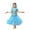 Sky Blue, variant on Wangkekeji Kids' Girls Belly Dance Outfit Dance Clothes Top+Skirt Baby Stuff for Girls