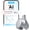 White, variant on Soundcore Work AI Voice Recorder by Anker, Wearable Note Taker for Meetings, Transcribe and Summarize (300 Mins/Mo Included, Optional App Upgrades), MFi Certified, 64GB, 150+ Languages