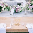 thumbnail image 2 of 10 números de mesa de madera para bodas, fiestas y catering., 2 of 7
