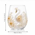 thumbnail image 3 of SLYNSHome Glass Cup with Nature-Inspired Designs Animals Themed, Large Capacity Stemless Tumbler for Everyday Beverages, Elegant Drinkware for Home and Gifting, 3 of 7