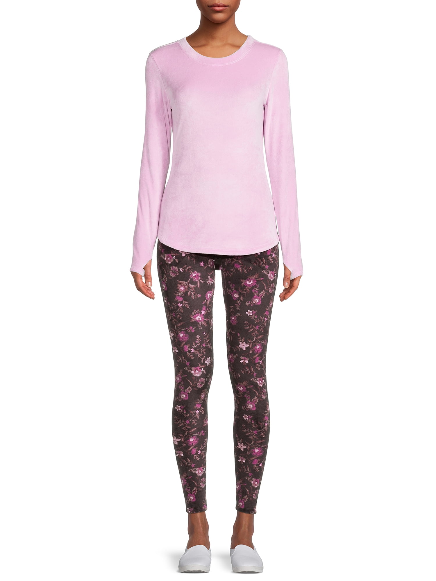 Velour Top and Leggings Thermal Set 