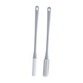 thumbnail image 4 of TOOYFUL 2 Pieces Soft Toe Crevice Cleaning Brush, Long Handle 40cm Soft Feet Cleaner Scrub, Silicone Foot Brush for Elderly Women Men Gray, 4 of 9