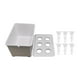 thumbnail image 1 of Kit de sistema de cultivo hidropónico, sistema de cultivo hidropónico en contenedor para plantas Blanco, 1 of 9