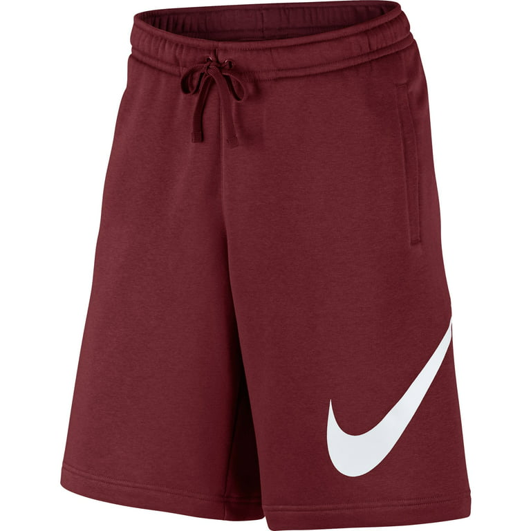 Nike Sportswear Men's Explosive Sweat Shorts Burgundy/White 843520