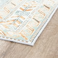 thumbnail image 4 of Estate Transitional 7.5' x 10' Gray and Teal Polyester Indoor Area Rug, 4 of 7