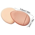 thumbnail image 2 of Female Facial Powder Foundation Puff Reusable Make Up Dry Wet Concealer Sponge Cosmetics Universal Household Professional Light Brown, 2 of 8