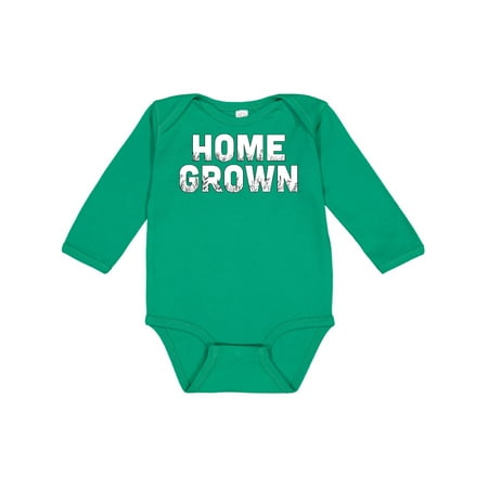 

Inktastic Home Grown Gift Baby Boy or Baby Girl Long Sleeve Bodysuit