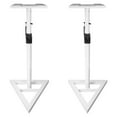 thumbnail image 2 of Rockville Pair Studio Monitor Speaker Stands w/Adjustable Height, White (RVSM1, 2 of 4