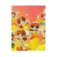 thumbnail image 2 of Princess Daisy Fleece Blanket for Kids,Soft Warm Cozy Plush Blanket for Couch Bed Sofa,80"x60", 2 of 4