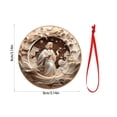 thumbnail image 3 of TIMIFIS 10 PCS Christmas Nativity Scene Ornament, Christmas Hanging Ornament, Christmas Tree Decorations for Home, Office and Cars Decor, Gifts for Parties, Christmas and Holiday, 3 of 6