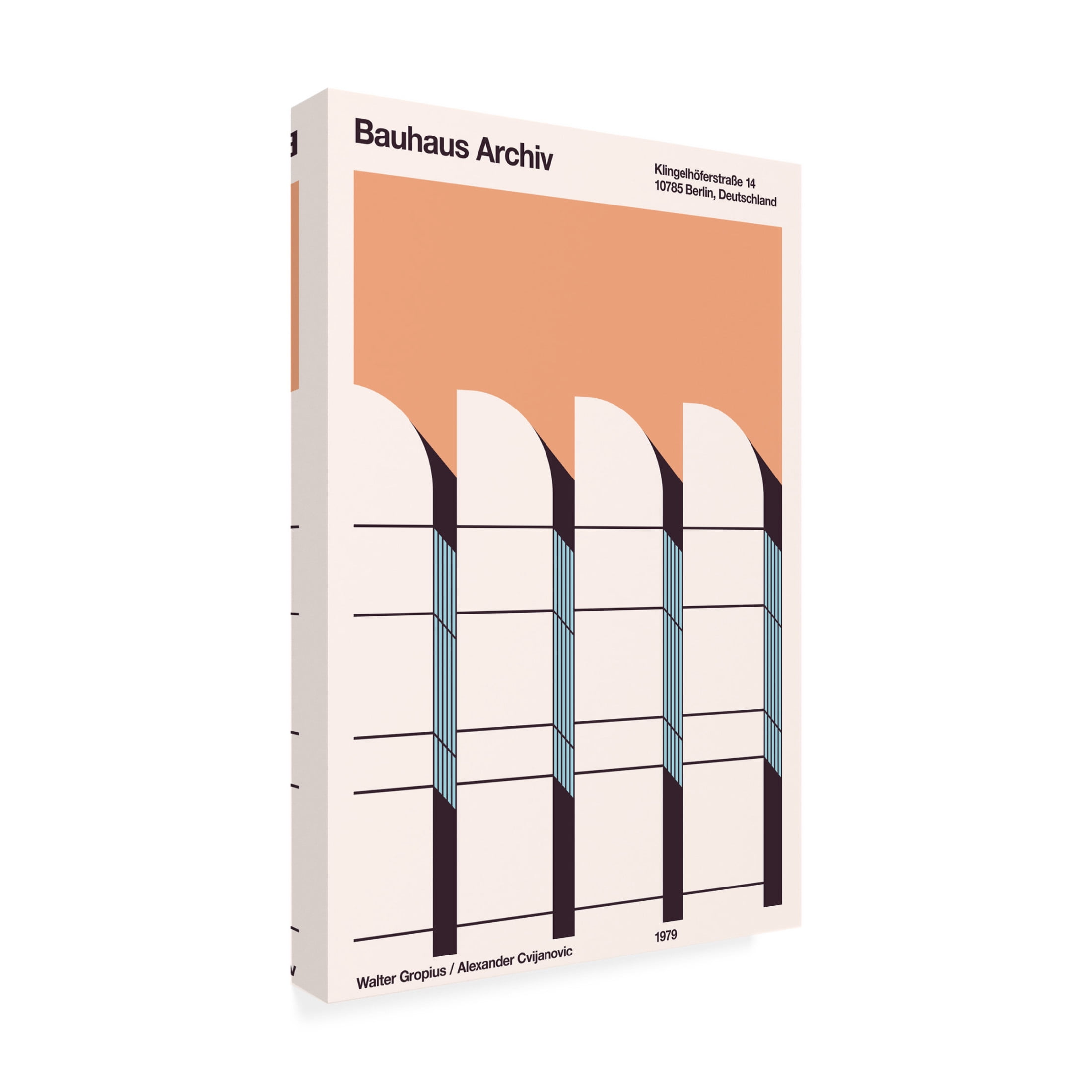 Trademark Fine Art Florent Bodart Bauhaus Archiv Canvas Wall Art