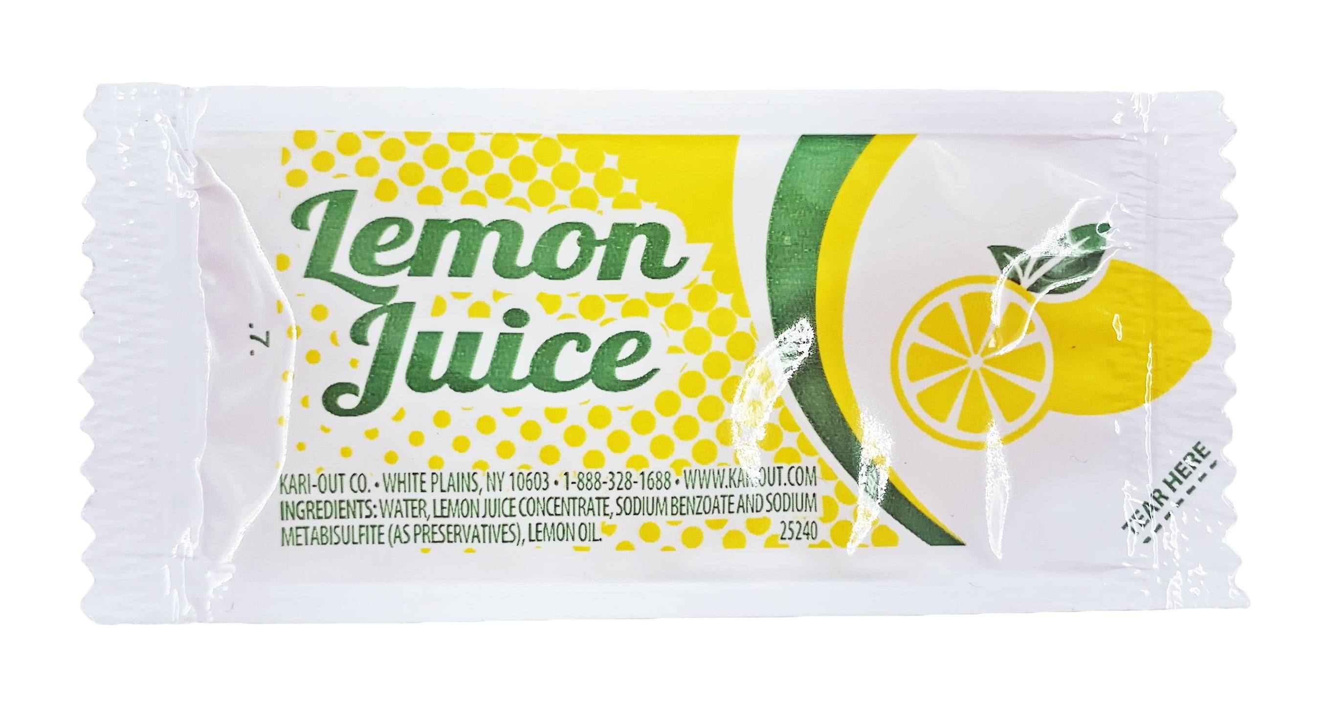 Lemon Juice Packets 200 Count | 4 Gram Single Serve | Portion Control Lemon Juice | Seafood, Tea, Beverages, Travel & Foodservice | Bulk Individual Packets | Dasher's Spice & Beans