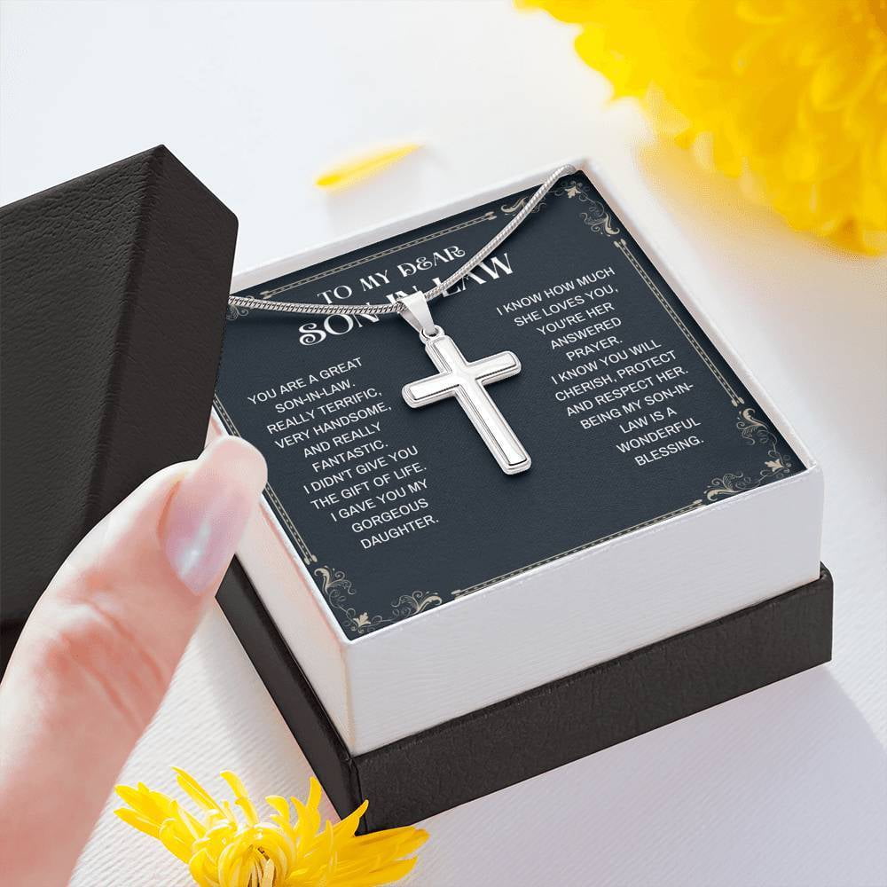 Mother And Son Gift - Artisan Cross Necklace Wedding Gifts, Gift For S –  nuprintz