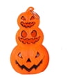 thumbnail image 2 of Steadline LED Tabletop Lantern,Battery Operated Pumpkin Shaped Light With Flameless Design,Portable Holiday Lamp For Mantel Window Display Indoor Gathering And Seasonal Scene Styling(Orange), 2 of 7