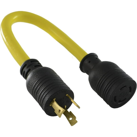 Generator adapter L5-30 P male to L14-30 R female twist lock 120 voltage adapter