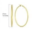 thumbnail image 2 of 14K Yellow Gold Filled Hoop Earrings, 41mm, 2 of 4