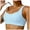 Sky Blue, variant on Fgnfyis Backless Sports Bra Women's One Shoulder Sexy Padded Bustier Push up Gym Tops Straps Yoga Bra Workout Bra Fitness Bralette Women Bras Sky Blue L