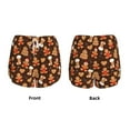 thumbnail image 3 of KLL Christmas Gingerbread Cookies Pattern Shorts Women,Athletic Shorts High Waisted Running Shorts Pocket Sporty Short Gym Elastic Workout Shorts-Medium, 3 of 7