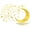 Star-1 Gold, variant on MOAMUN 71 Pcs Gold Star Stickers, 3D Acrylic Moon Shooting Star Mirror Wall Stickers Decor, Removable Decals Art Self-Adhesive for Home Nursery Classroom Bedroom Interior Wallpaper Background Decor