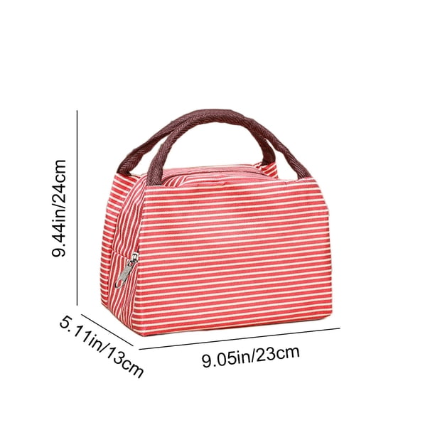 Bolsa de Almuerzo Mujeres Bolsas de Almuerzo de Hombres Y Mujeres, Aislamiento de Lámina de Aluminio de Gran Capacidad, Bolsas de Almuerzo Reutilizables, Bolsas de Almuerzo a Prueba de Fugas, Bolsas D
