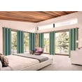 thumbnail image 3 of Adam Blackout Window Curtain Thermal Lined Drapes 1 Panel Teal Color 108" Long With Top Grommets for Bedroom Home Décor, 3 of 3