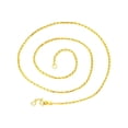 thumbnail image 4 of Collar de cadena de oro Fernando Gargantilla de cadena única 45 cm Estilo A, 4 of 8