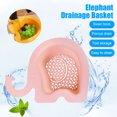 thumbnail image 4 of Escurridor colgante multifuncional para fregadero de cocina cesta de drenaje con Likrtyny forma de cisne y elefante con filtro para sopas, 4 of 7