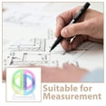 thumbnail image 3 of Shisuyan 12pcs Math Protractors Plastic Protractors 180 Degrees Clear Protractors Semicircular for Office Geometry Angle Measurement Students School Supplies, 3 of 8