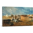 thumbnail image 1 of ARTCANVAS Rainy Day in Camp 1871 Canvas Art Print by Winslow Homer - Size: 40" x 26" (1.50" Deep), 1 of 9