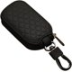 thumbnail image 1 of Funda para llave de coche, de cuero, con cremallera y gancho metálico, unisex (1 unidad), 1 of 4