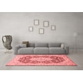 thumbnail image 3 of Ahgly Company Indoor Rectangle Medallion Red Traditional Area Rugs, 6' x 9', 3 of 4