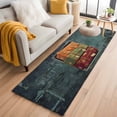thumbnail image 2 of Vintage Suitcase Runner Rugs 2x6 ft Summer Tourism Art Retro Shabby Suitcase Old Black Washable Hallway Rugs Non-Slip Floor Mats Absorbent Carpet Bedside Runners for Bedroom Kitchen Laundry Room, 2 of 9